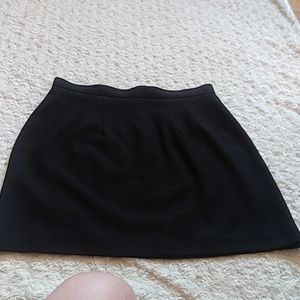 Parallel Black Mini Skirt.  Sz. 4